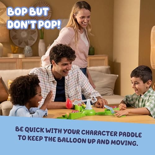 Bluey Keepy Uppy Game, Motorized Toddler Game with Bingo and Chilli Character Paddles, Games for 4+ Year Olds thumbnail 4