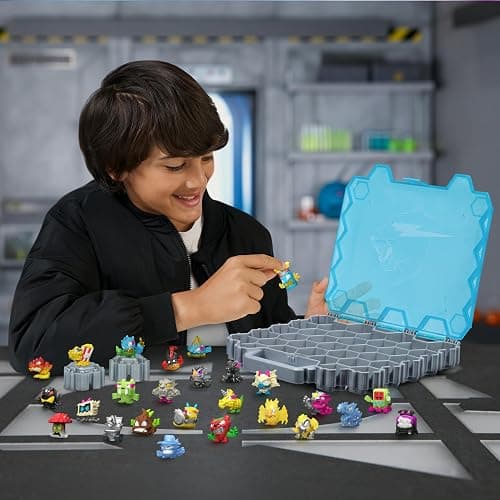 MrBeast Hive Collector Pack Holds 70+ Micro Beasts, with 26 Micro Beasts Including 2 Exclusive Glow-in-The-Dark Swarms, 26 Stickers and 2 Fusion Caps to Continue to Build Out Your Own MrBeast Lab! thumbnail 2