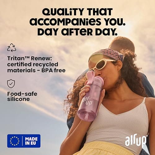 air up® water bottle (22 oz) for school, sports, gym | includes 5 scent pods & straw | flavored bottle in blue – also for kids, boys, girls | no calories, sugar-free and suitable for carbonation - Royal Blue - 22 Ounces thumbnail 5
