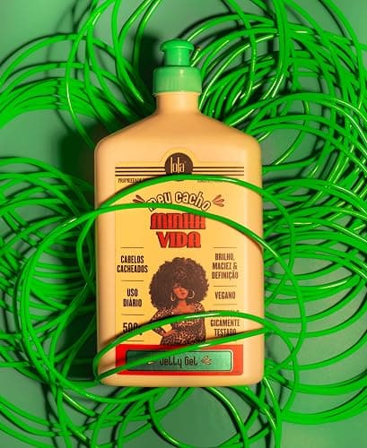 Lola From Rio – Meu Cacho Minha Vida – Moisturizing Jelly Gel for Defined, Bouncy Curls & Waves – Flexible Hold Styling Gel for Curly Hair – 16.91 fl oz thumbnail 2