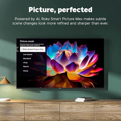 Roku Smart TV – 65-Inch Plus Series, Mini-LED TV – RokuTV with Enhanced Voice Remote – Flat Screen 4K QLED Television with Dolby Vision & Wi-Fi for Streaming Live Local News, Sports thumbnail 5