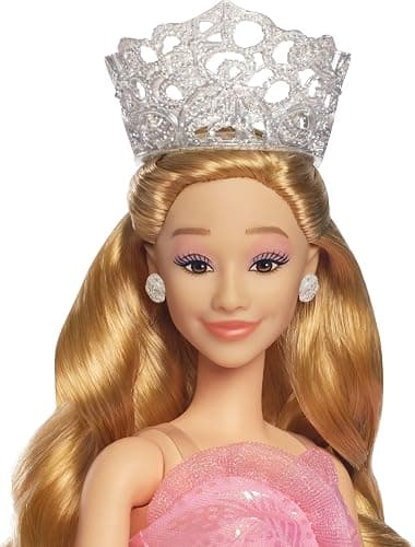Mattel Universal Wicked Deluxe Glinda Fashion Doll & Accessories Including Crown & Scepter, Movie-Inspired Look with Posability thumbnail 3
