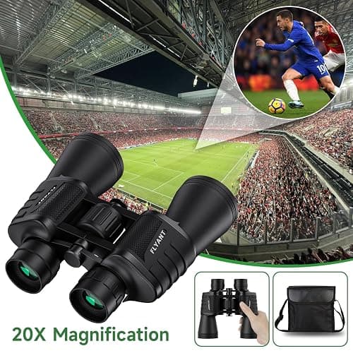 20x50 High Powered Binoculars for Adults, Waterproof Compact Binoculars with Low Light Vision for Bird Watching Hunting Camping Travel Cruise Hiking Sports Stargazing, Christmas Birthday Gifts for Men thumbnail 8