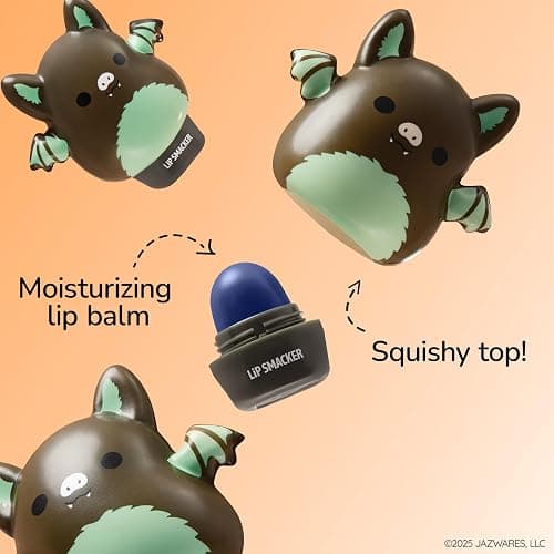 Lip Smacker Squishmallows Moisturizing Lip Balm, Fun Soft Squishy Collectible Top, Blackberry Flavored Hydration - Aldous thumbnail 3
