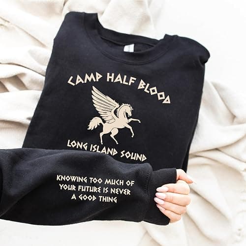 Custom Half-Blood Camp Sweatshirt | Olympians of The Greek Mythology Sweatshirt | Halfblood Hoodie & Sweatshirts for Youth & Adult Fans thumbnail 7