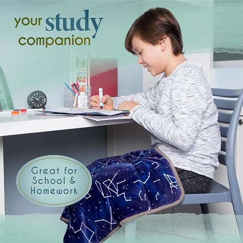 Florensi Weighted Lap Pad for Kids, 5 lbs - Weighted Blanket for Kids, Teenagers, Boys, Girls - Soft, Warm, Comfortable - Sensory Weighted Lap Blanket & Calm Down Corner Supplies - 20" x 23" thumbnail 3