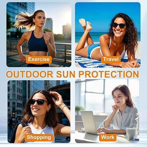 Spf 100 Face Sunscreen Moisturizer - Travel Size Sunblock - Oil Free Facial Sun Screen - Sun Screen Protector for Face & Body - Non-Greasy,No White Cast Waterproof Sunscreen Lotion -Dry Oily Skincare thumbnail 7