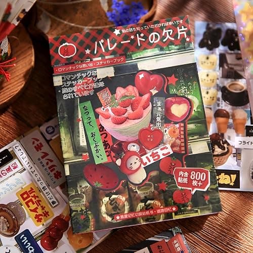 Japanese Sticker Book – 45 Sheets, 800+ Pcs Heisei Retro Romantic Memory Series Manga Books Style Korean Sticker for Stationery, Aesthetic Journaling Scrapbooking Decoration Adults Valentine Gifts thumbnail 8