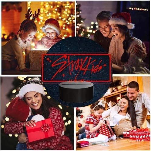 Music Merch, 3D Night Light - 16 Colors Adjustable Night Light with Remote, Dim, Fans Gifts for Christmas Birthday Boys Girls - Red R1 thumbnail 8