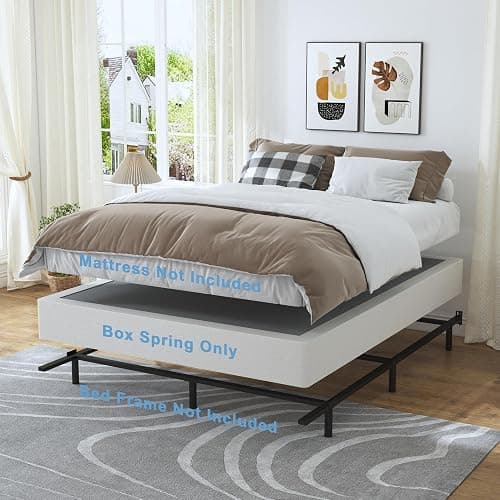HOBINCHE King Box Spring - 7 Inch High Profile Box Spring for King Bed, Sturdy Metal Frame Mattress Foundation, Easy Assembly, Quiet & Noise-Free thumbnail 8