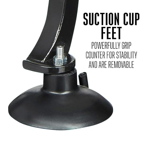 Weston Professional French Fry Cutter for Potatoes and Vegetable Dicer, 3/8” Stainless Steel Cutting Blade, Suction Cup and Wall-Mount Feet, Restaurant-Quality, Black (36-3550-W) thumbnail 5