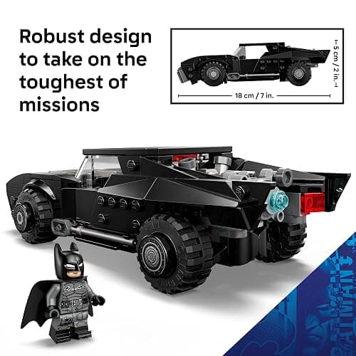 LEGO DC Batman: The Batman Batmobile Building Toy for Kids - Building Blocks W/Batman Minifigure & Golden Coin - Super Hero Room Decor for Boys & Girls, Ages 9+ - Gift Idea for Birthdays - 76332 thumbnail 3