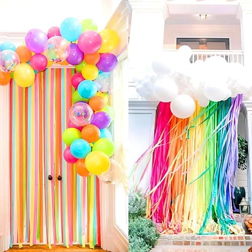 GLOREIEY 8Colors Crepe Paper Rolls,10" X 98" Crepe Paper Flower DIY Kits,20Pcs Green Floral Iron Wire, Double Sided Tape, for Birthday Parties Weddings Festival Decoration (Pink) thumbnail 6