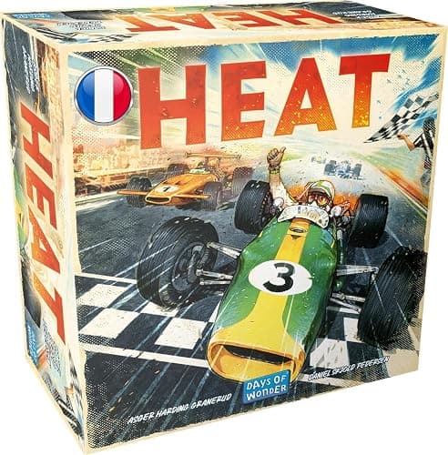 Heat (Version Française) - Un jeu d'Asmodee | 10+ ans et plus - 1 à 6 Players - 45 à 60 minutes de jeu - Jeu de société - Jeu de strategie/pour la famille - Image 1