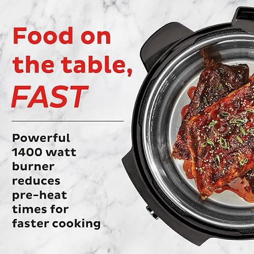 Instant Pot RIO Wide Plus, 9-in-1 Electric Pressure Cooker, 35% Larger Cooking Surface, WhisperQuiet Steam Release, Multi-Cooker, Slow Cook, Rice Maker, Steamer, Sauté, Cake, & Warmer, 7.5 Quarts thumbnail 7
