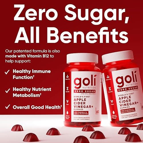 Goli Zero Sugar Gummies – 1 Pack thumbnail 7