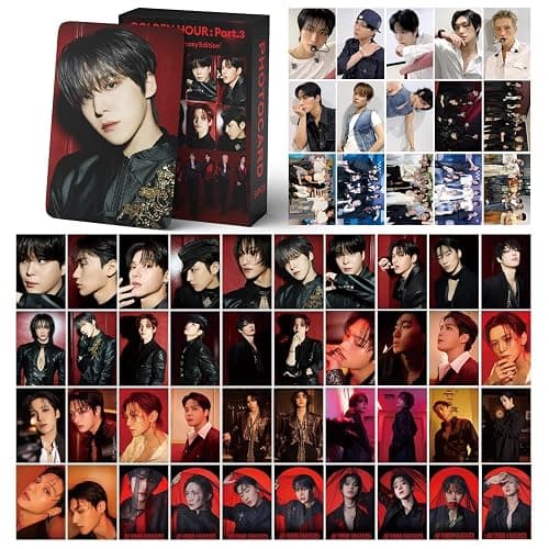 Album Golden Hour Part.3 photocards 55 Pcs Album Golden Hour Part.3 lomo Cards Postcards photocards Set thumbnail 3