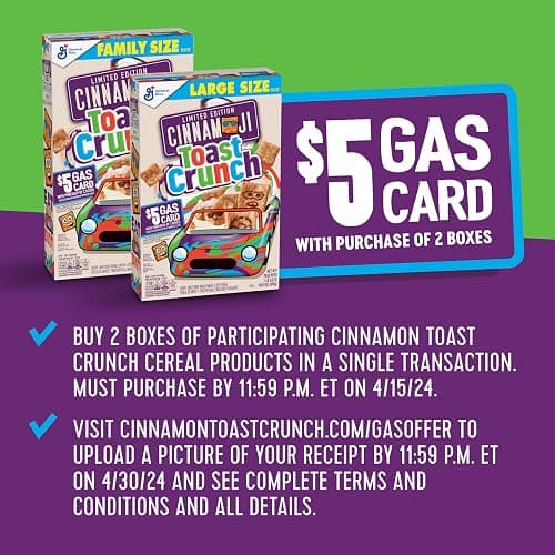 Original Cinnamon Toast Crunch Breakfast Cereal, 27 OZ Giant Size Box (Pack of 2) thumbnail 8