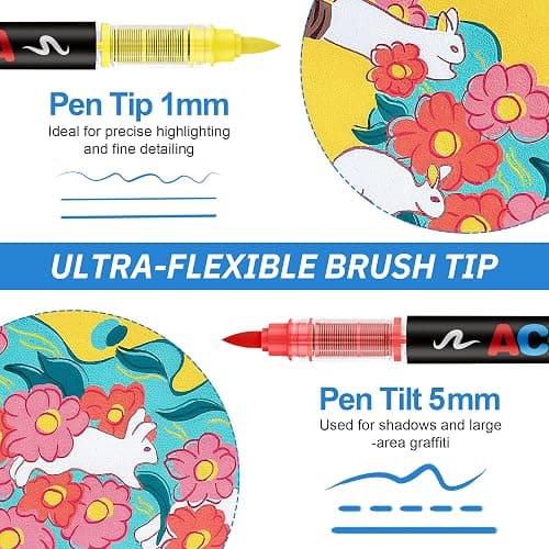 Guangna 240 Acrylic Paint Markers thumbnail 3