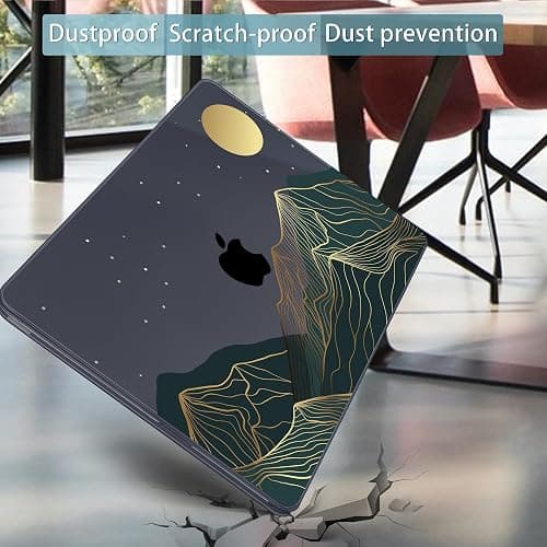 Mektron Case for 2026 MacBook Neo 13-inch A18 Pro chip A3404 Laptop Cover with 13-inch (Diagonal) Liquid Retina Display+ Keyboard Cover+ Screen Protector, Abstract Mountain C112 thumbnail 6