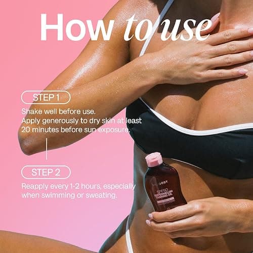 Bali Body Watermelon Tanning Oil SPF50 – Tanning Oil with SPF for Dark Glow Skin, Fast-Absorbing, Non-Greasy Formula, Hydrating, Travel Size, Cruelty-Free, Vegan Australian Made (100ml/3.4floz) thumbnail 6