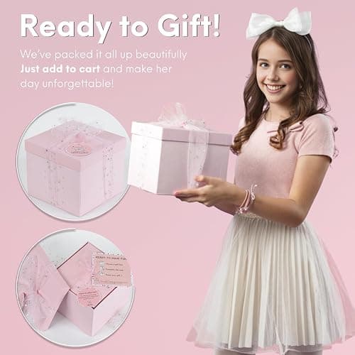 HAPPY LOLLI Gift for Tween & Teen Girls–8 Fun Gifts with Tasks and Empowering Cards-Great for Birthdays & Christmas, Ages 8+ thumbnail 4