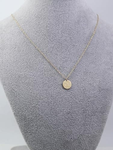 PENLYU Birth Flower Necklace, 14K Gold Plated Floral Pendant Necklaces for Women, Simple Dainty Birth Month Flower Necklace, Birthday Jewelry for Women - 12 Month thumbnail 5