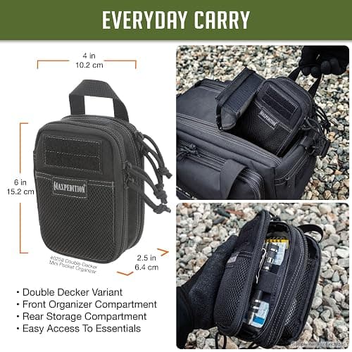MAXPEDITION Double-Decker Pocket Organizer, Tactical Tool Pouch for Organization, EDC Pouch for Everyday Carry thumbnail 2