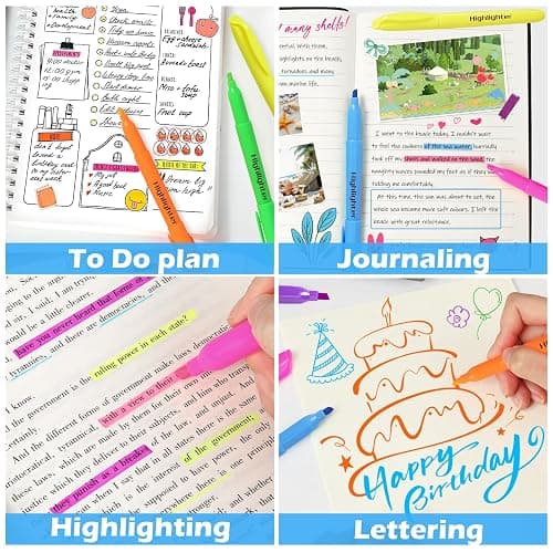 KIZZYEA 288 Pack Highlighters in 6 Assorted Colors, Chisel Tip Dry-Quickly Highlighters Bulk, No Bleed Highlighter Markers for Adult Kids, Office Classroom Must Have, School Supplies for Teachers thumbnail 3