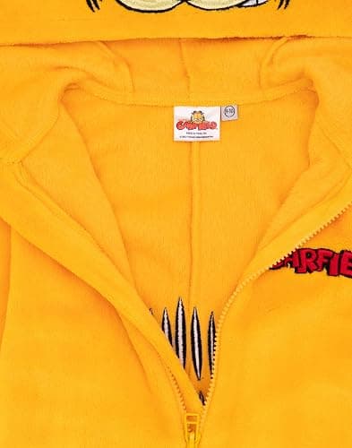 Garfield Kids Onesie | Orange Novelty Cat All in One Loungewear Outfit For Boys & Girls | Character Sleepwear Bodysuit thumbnail 6