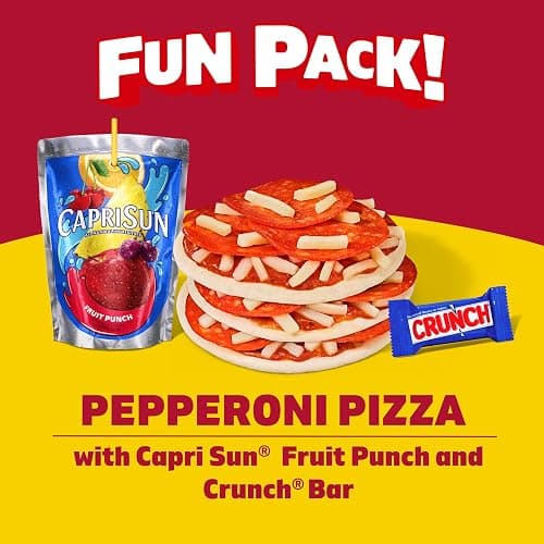 Lunchables Pepperoni Pizza with Capri Sun Fruit Punch and Crunch Bar Fun Pack, 4.7 oz & 6 fl oz Package thumbnail 5