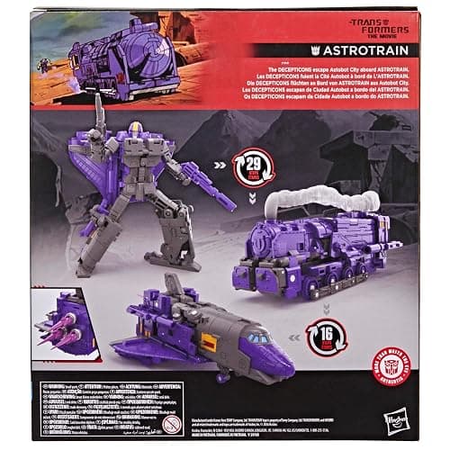 Transformers Studio Series The The Movie Astrotrain, Leader Class 6.75-Inch Converting Action Figure, Robot Toys for Ages 8+ thumbnail 12