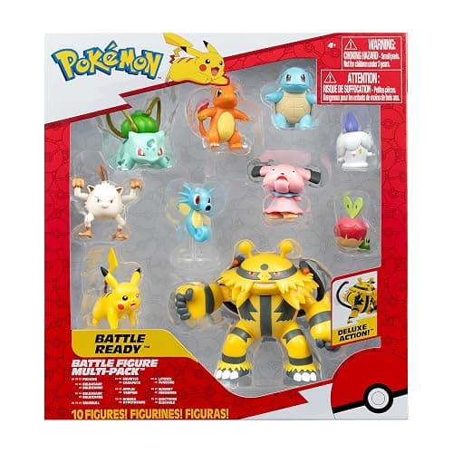 Pokémon Battle Figure 10 Pack – Nine 2-inch Battle Figures and One 4.5-inch Battle Figure thumbnail 2