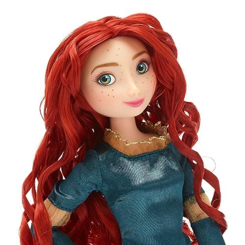 Disney Store Official Bambola Classica Merida, Ribelle - The Brave, 29 cm, Bambola snodabile con Vestito Regale; Spazzola per Capelli Giocattolo Inclusa. Prodotto Adatto a Bimbi dai 3 Anni in su thumbnail 5
