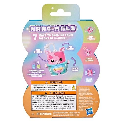 NANO-MALS Mootilda The Pink Cow, Electronic Pet Cow Toy, 70+ Responses, Interactive Fidget Toys for Girls & Boys, Kids Christmas Stocking Stuffer Gifts, Ages 5+ ​ thumbnail 11