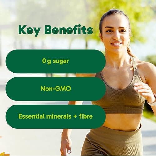 Organika Canadian-Made Electrolytes Powder- Peach Paradise Sachets, On-the-Go Sugar-Free Hydration and Electrolyte Replenishment with Prebiotics and Vitamin C- 3.5g x 20ct thumbnail 3