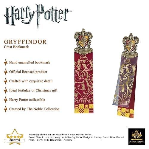 The Noble Collection Gryffindor Crest Bookmark thumbnail 3
