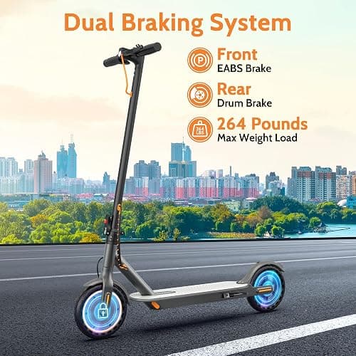 MAXSHOT Electric Scooter for Adults, 8.5/10/14" Tires, 19/22Mph, 350W/500W Motor, 21-28 Miles Range, Folding E-Scooter with Dual Suspension,APP(V1/SPRO/MAX/PRO/X1/X1PRO/PR) thumbnail 5