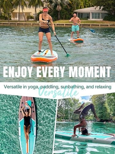 Niphean Inflatable Stand Up Paddle Board with SUP Accessories, Anti-Slip EVA Deck, 10’6’’ Inflatable Paddle Boards for Adults & Youth of All Skill Levels thumbnail 8