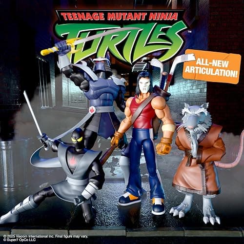 Super7 ULTIMATES! Teenage Mutant Ninja Turtles Shredder - 7" TMNT Action Figure with Accessories - Classic Cartoon Collectibles and Retro Toys thumbnail 4