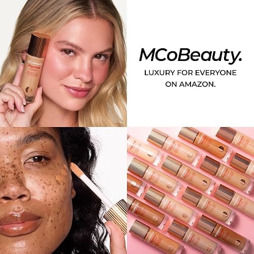 MCoBeauty Flawless Glow Luminous Skin Filter - 3 Light - 4-in-1 Primer, Highlighter & Foundation Booster - Dewy Illuminating Tint Face Makeup with Squalane Vitamin E - Vegan & Cruelty Free thumbnail 8