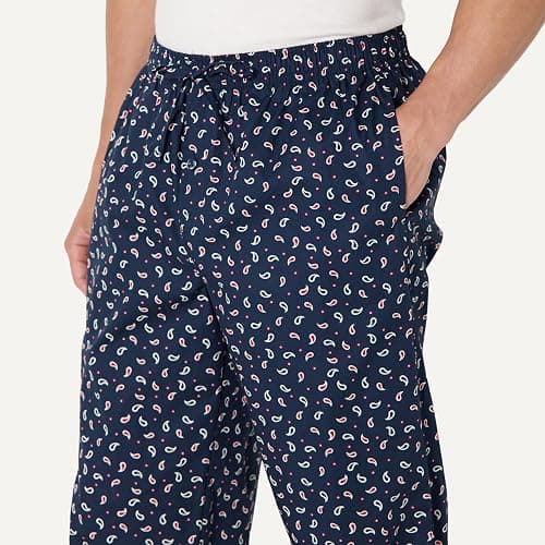 Amazon Essentials Mens Straight-Fit Woven Pajama Pant with Pockets thumbnail 4