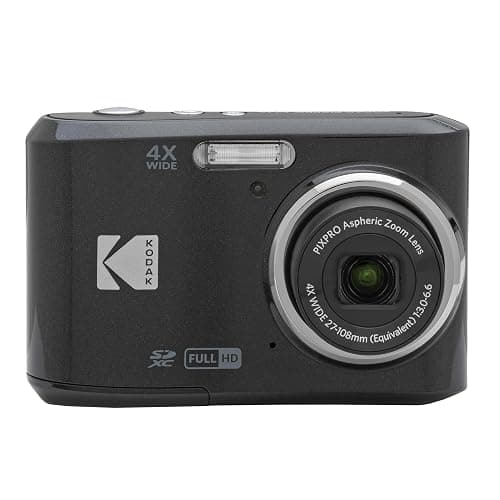 Kodak Pixpro FZ45-16.44 Megapixel Digitale Kompaktkamera, 4X optischer Zoom, 2.7 Zoll LCD, 720p HD-Video, AA-Batterie - Schwarz - Image 1
