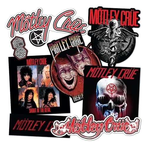 Desert Cactus Motley Crue Sticker Vinyl Decal Laptop Water Bottle Car Scrapbook Sheet (Type 2 V3) - Image 1