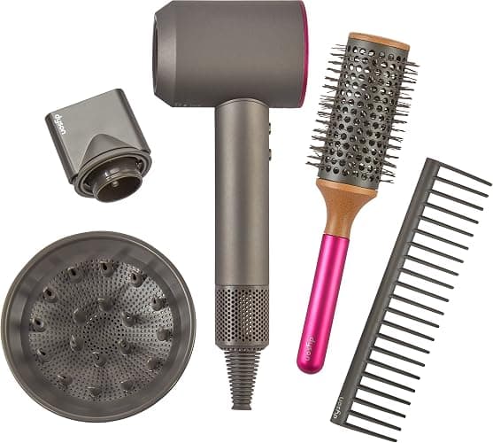 Casdon 73252 Dyson Supersonic Styling Set | Interactive Toy Hairdryer for Children Aged 3 Years & Up | Looks and Works Like The Real Thing, Grey thumbnail 9