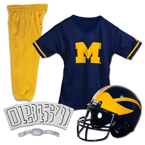 Franklin Sports NCAA Kids College Football Helmet + Jersey Sets - NCAA Team Uniform Costume Set - Toy Sets - Image 1