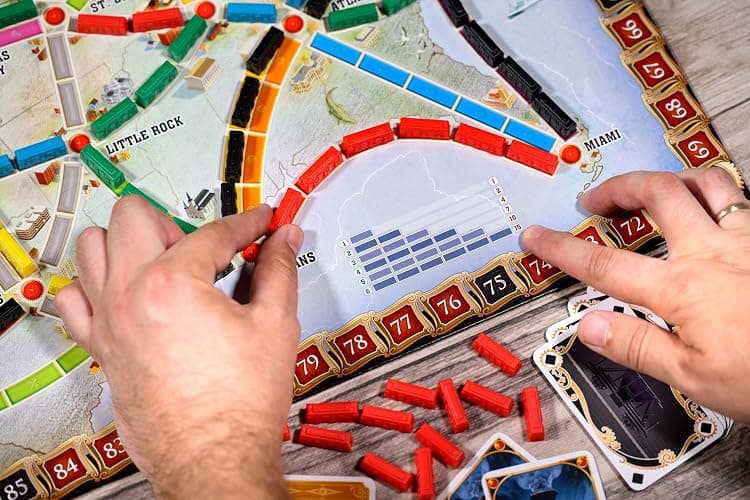 Asmodee Ticket to Ride Board Game (2025 Refresh) - A Cross-Country Train Adventure for Friends and Family, Strategy Game for Kids & Adults, Ages 8+, 2-5 Players, 30-60 Minute Playtime thumbnail 6
