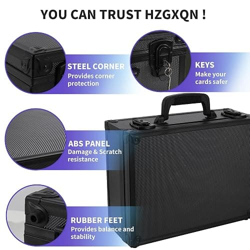 HZGXQN Toploader Storage Box for 3" x 4" 35pt Rigid Card, Top Loader Card Storage Hard Case, Sports Card Storage Boxes for Trading Cards, Top Loaders Holder (Holds 600+ Toploaders) thumbnail 5