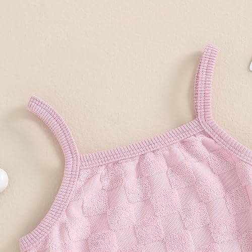 Kuriozud Baby Girl Summer Clothes Sleeveless Tank Top Shorts Set Cute Toddler Girl Outfit Aged 3 6 12 18 24 Months 2T 3T thumbnail 5