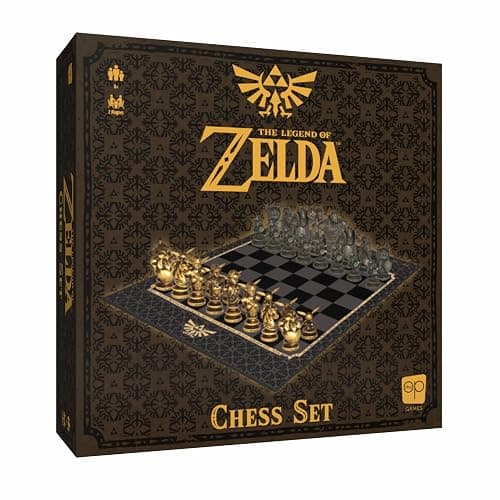The Legend of Zelda Collector's Chess Set, Link vs. Ganondorf Strategy Game, 32 Custom Sculpted Hero & Villain Pieces, Classic Board Game for Zelda Fans, Officially Licensed Nintendo Merchandise - Image 1